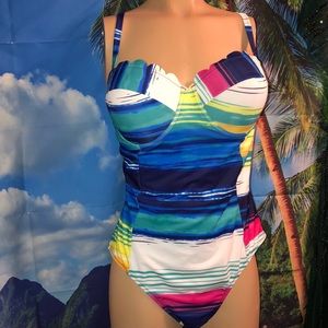 Cupshe One piece bathing suit XXL great colors
